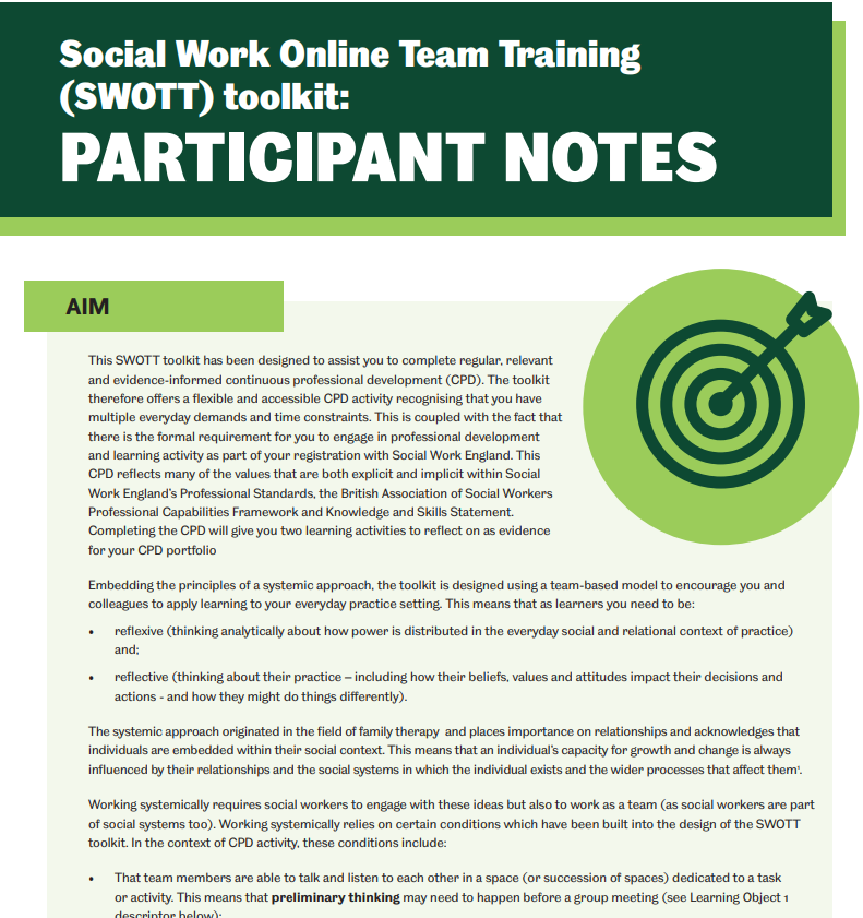 SWOTT Participant Notes
