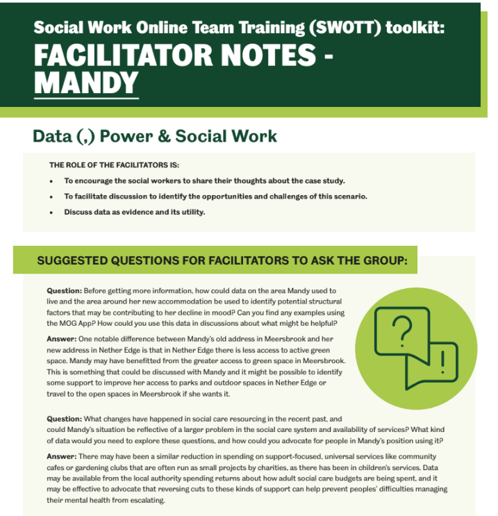 Data, Power & Social Work Facilitator Notes