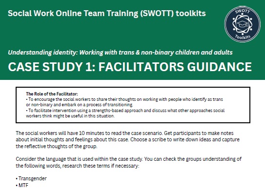Understanding Identity (mental health) Facilitator guidance Case Study 1